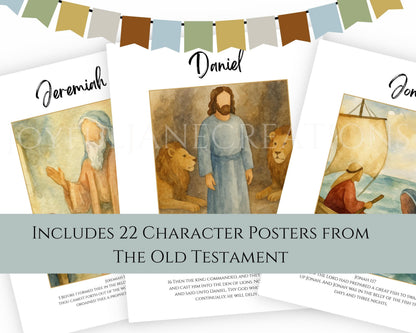 2026 LDS Primary Bulletin Board Kit - Old Testament Come Follow Me
