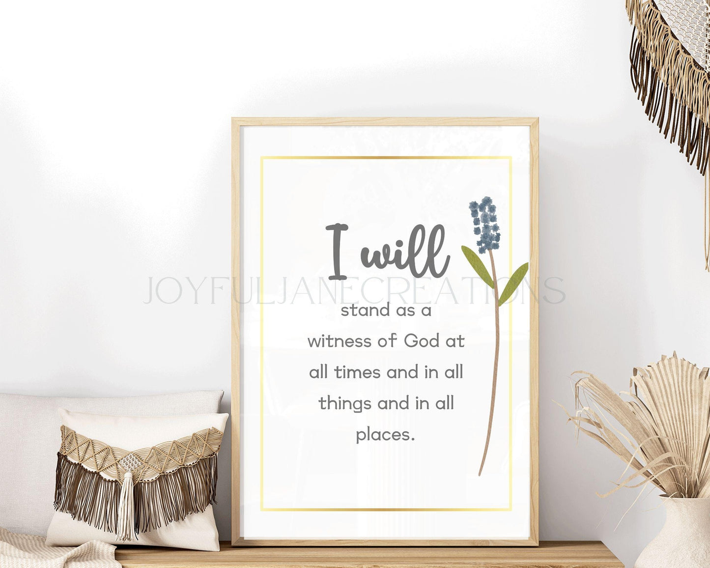 LDS Young Women Theme Affirmation Cards - "I Am a Disciple of Jesus Christ" Printable Set