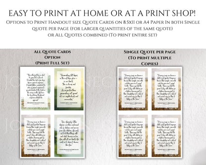 October 2025 General Conference Quote Cards - 34 Printable Quotes for Study & Lessons