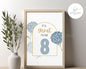 "It's Great to be 8" LDS Primary Baptism Printable - 6 Colors Available