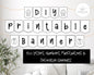 DIY Custom Banner Printable - 150 Elements for Parties, Events & Bulletin Boards
