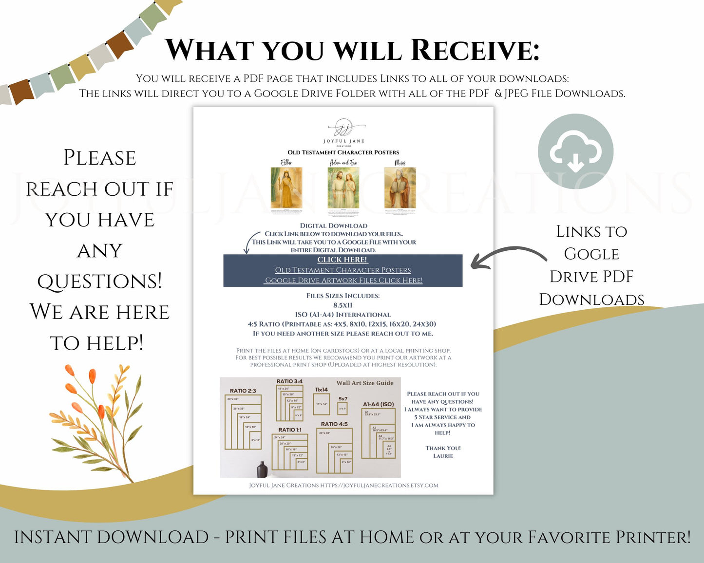Old Testament Character Posters - 23 Printables for 2026 Come Follow Me
