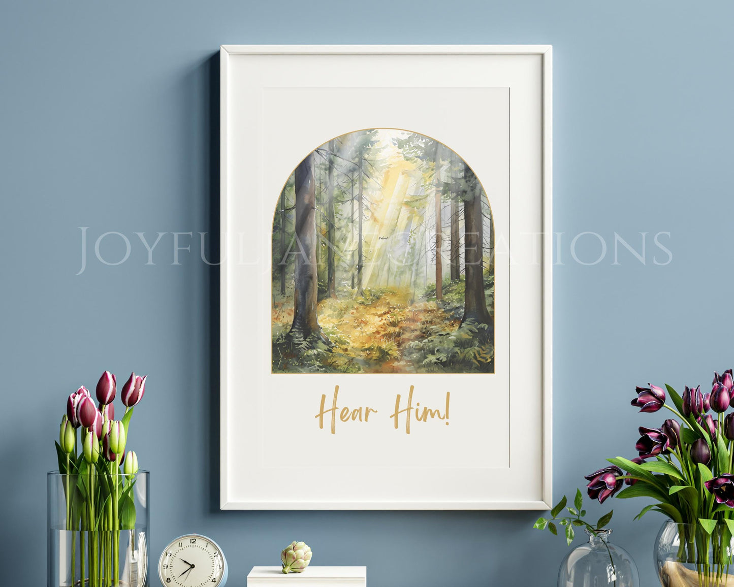 Sacred Grove First Vision - "This Is My Beloved Son" LDS Digital Art Print