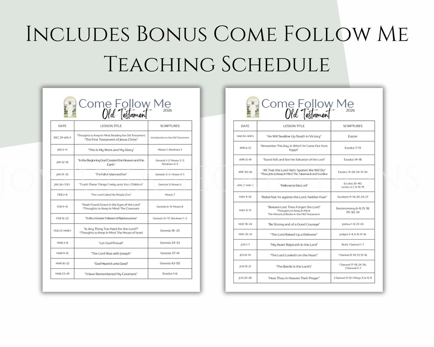 2026 LDS Primary Talks - 104 Pre-Written Talks & 52 Scriptures for Old Testament