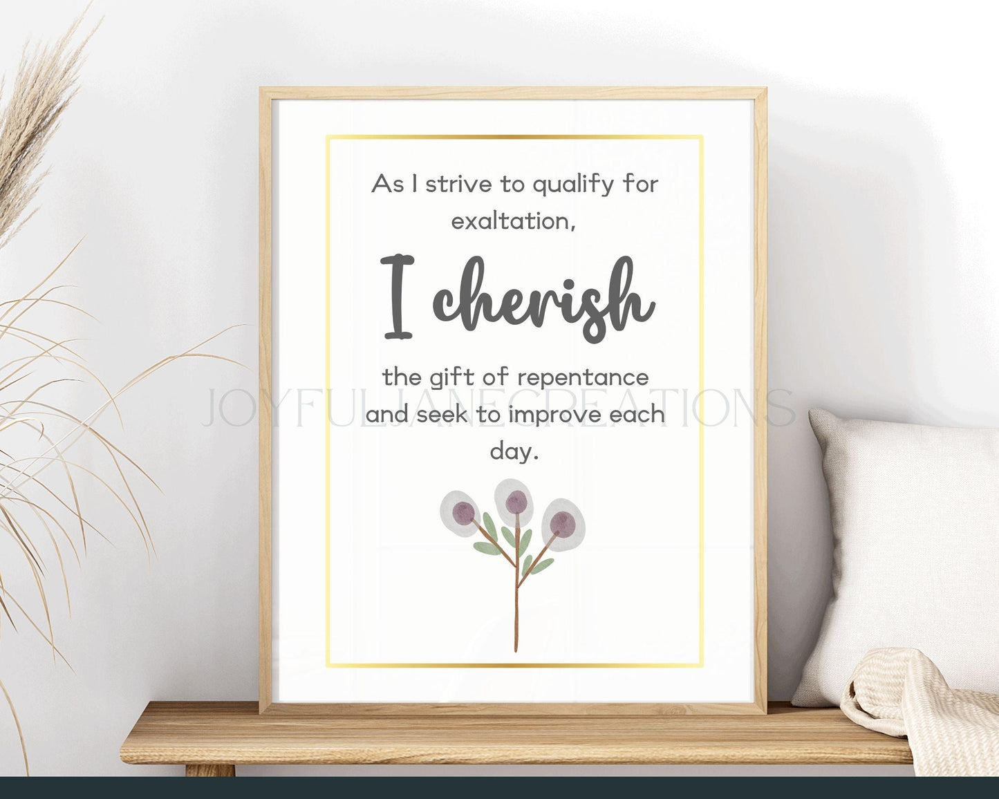 LDS Young Women Theme Affirmation Cards - "I Am a Disciple of Jesus Christ" Printable Set